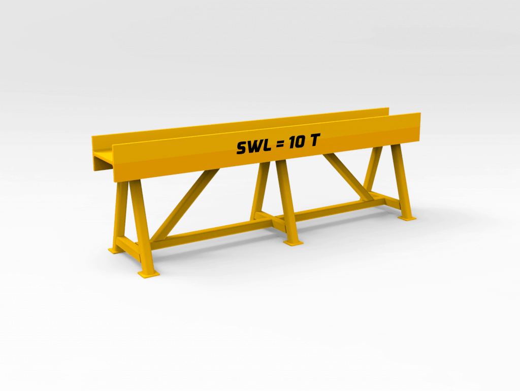 10 Ton Trestle Stand 2000mm Wide x 650 mm High FL
