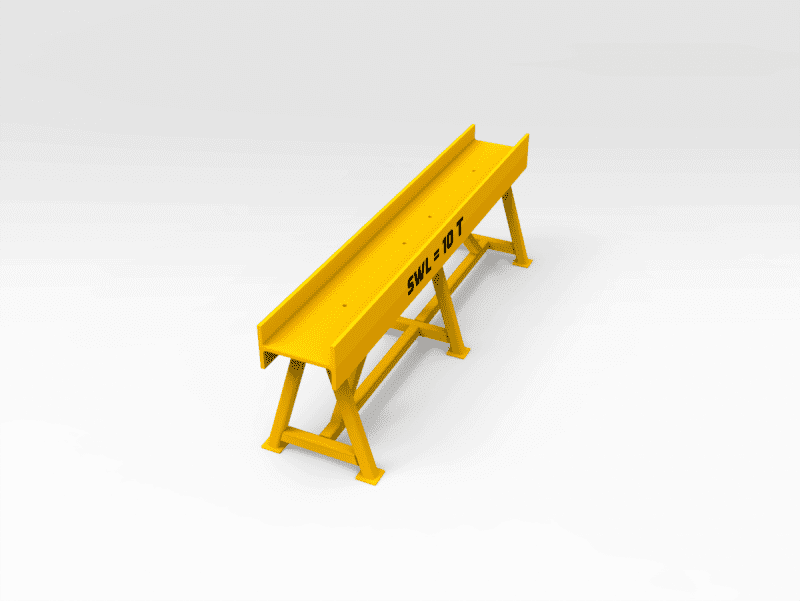 10 Ton - Trestle Stand - 2000mm Wide x 650 mm High TOP