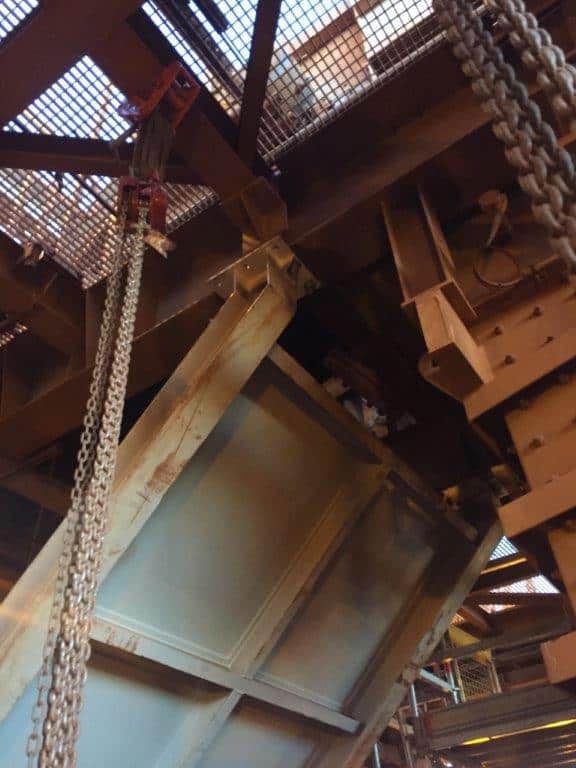 Bend-tech’s shedder was fabricated, machined, painted and shipped to the Pilbara mine site