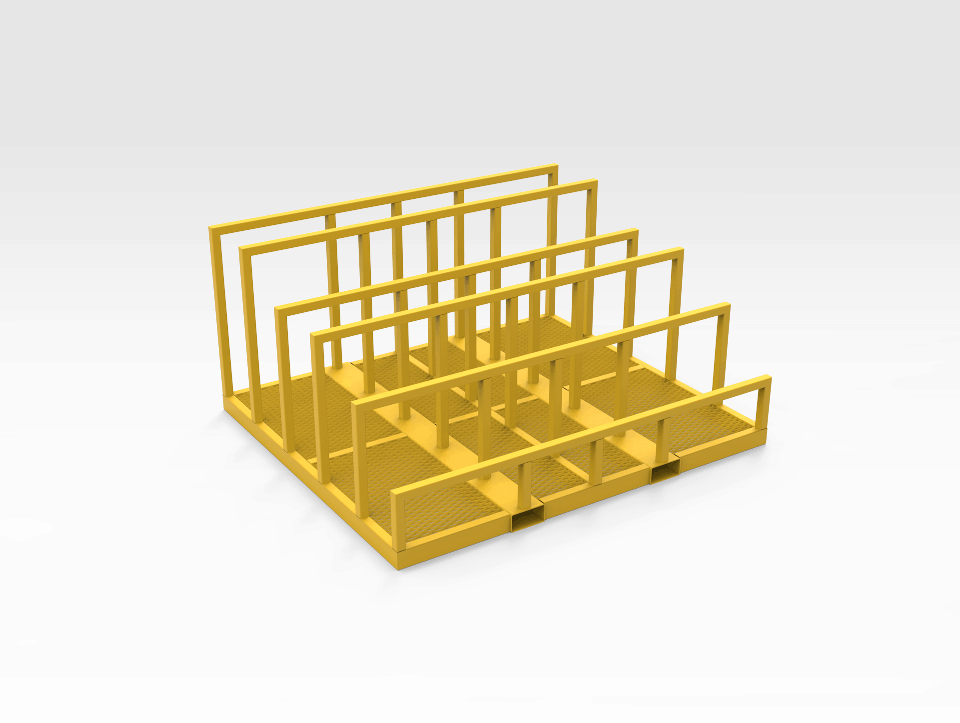 Mobile Steel Plate Rack