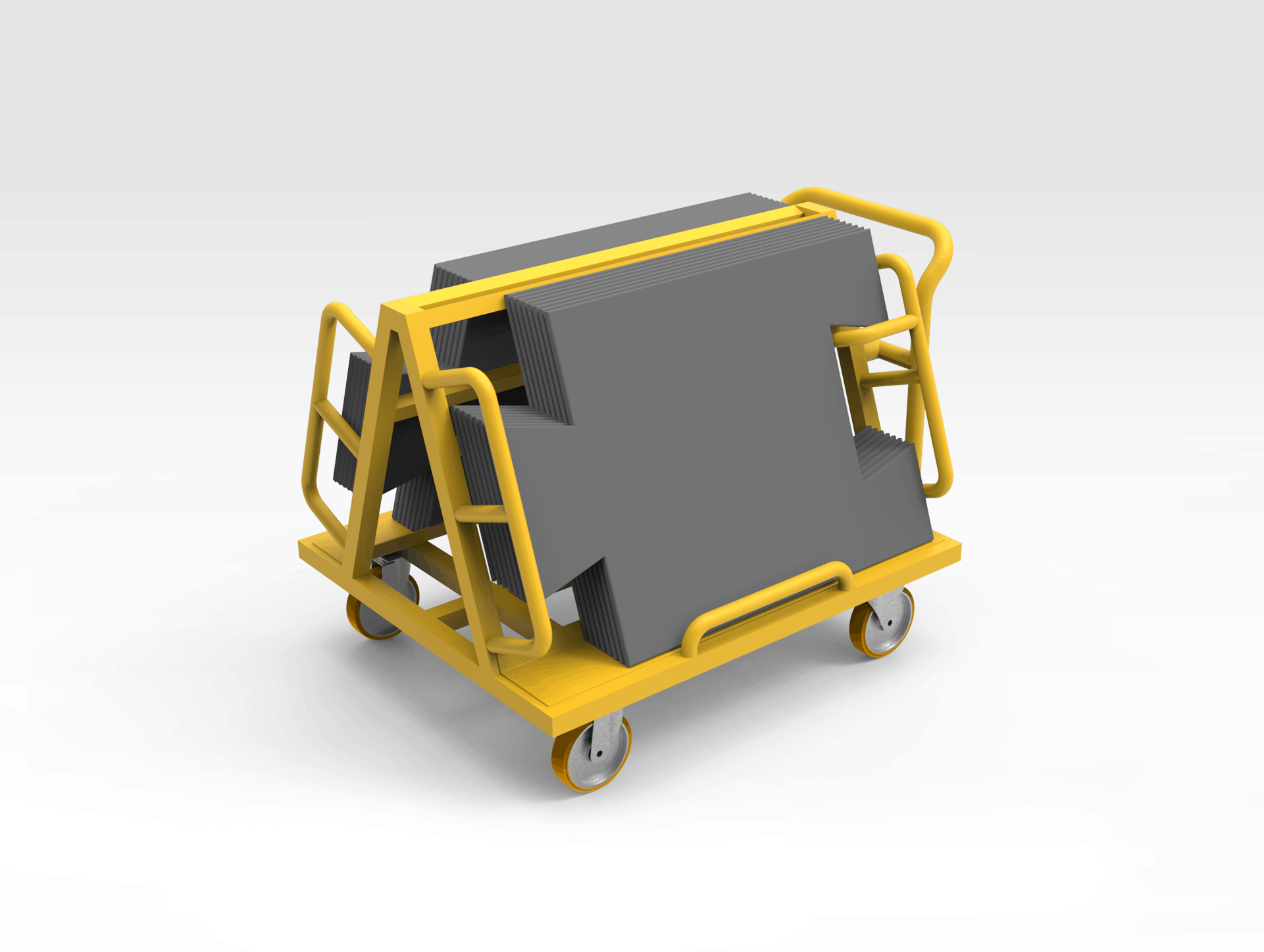 Mobile Mat Trolley