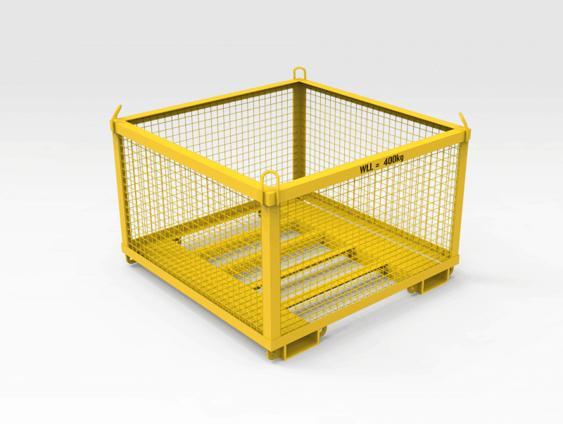 Lifting Cage 400kg - extensive range of products for workplace safety, manual handling safety equipment or storage equipment like hand trucks, pallet jacks, container ramps, safety cages, pallet trucks