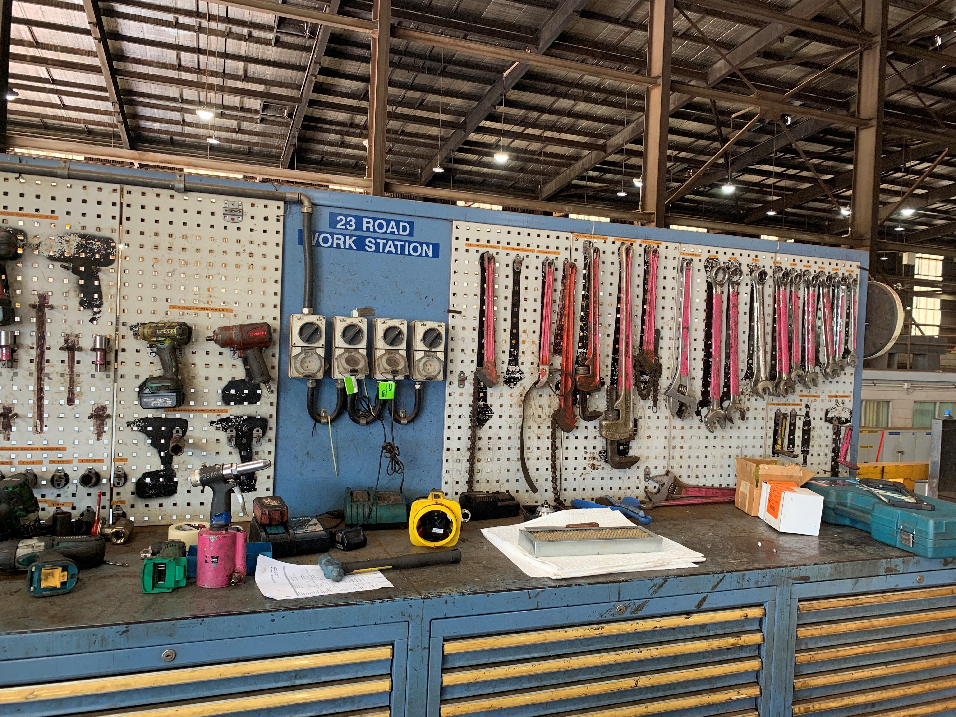 Tool Storage and Workbench